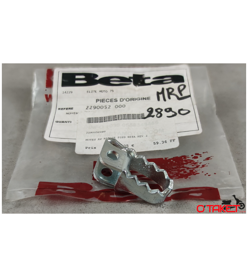 Repose pied REV 3/EVO origine BETA TRIAL 125/200/250/270/290/300cc 2/4T Accueil sur le site du spécialiste des deux roues O-T... Repose pied REV 3/EVO origine BETA TRIAL 125/200/250/270/290/300cc 2/4T Accueil sur le site du spécialiste des deux roues O-T...