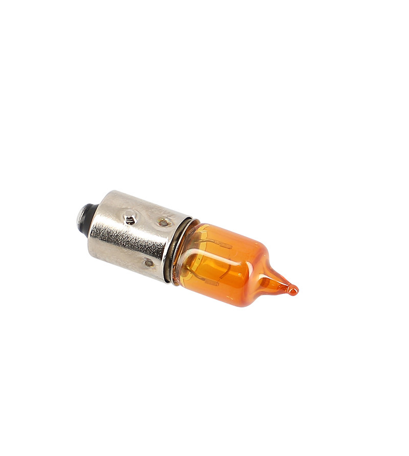 LAMPE/AMPOULE 12V  6W (BAZ9S) FLOSSER HALOGENE ORANGE - ERGOT DECALE