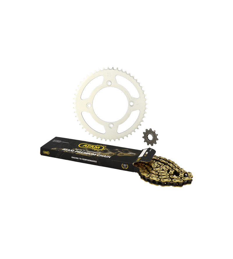 KIT CHAINE AFAM ADAPT. BETA 50 RR  05-  420  11X51 (DEMULT. ORIGINE) D100/4 FIX