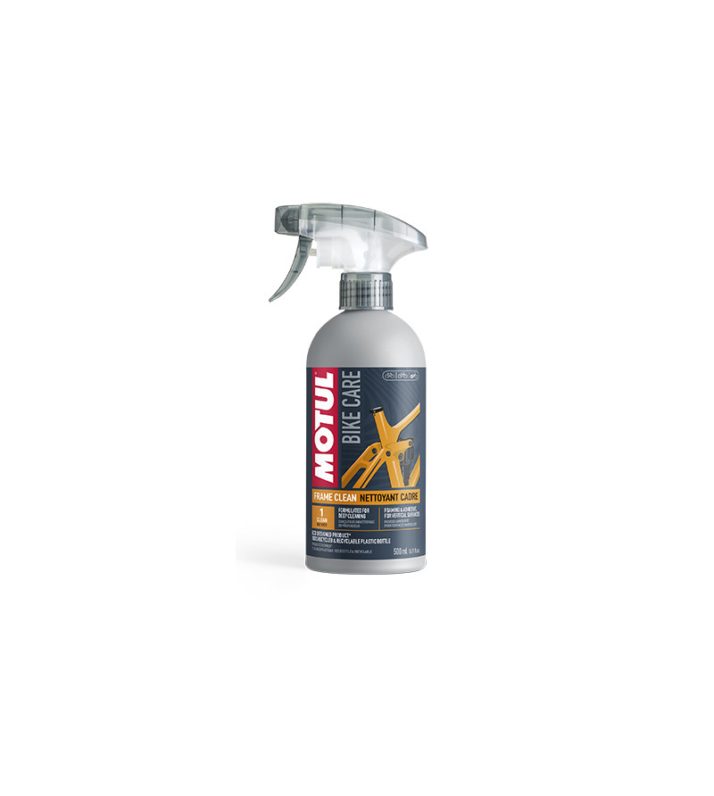 NETTOYANT/DEGRAISSANT VELO MOTUL FRAME CLEAN/CADRE (500ML) ATELIER sur le site du spécialiste des deux roues O-TAKET.COM