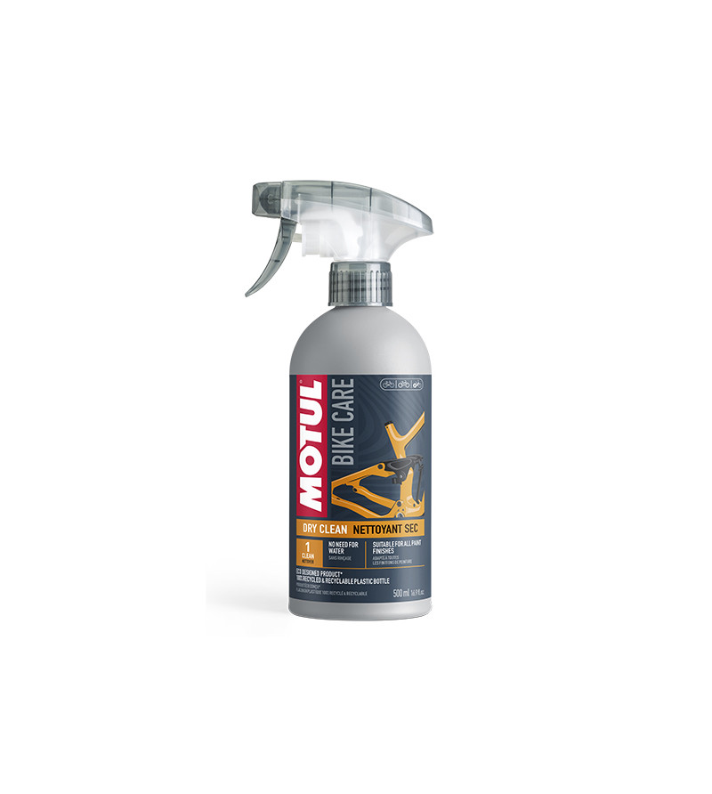 NETTOYANT/DEGRAISSANT VELO MOTUL DRY CLEAN (500ML) ATELIER sur le site du spécialiste des deux roues O-TAKET.COM