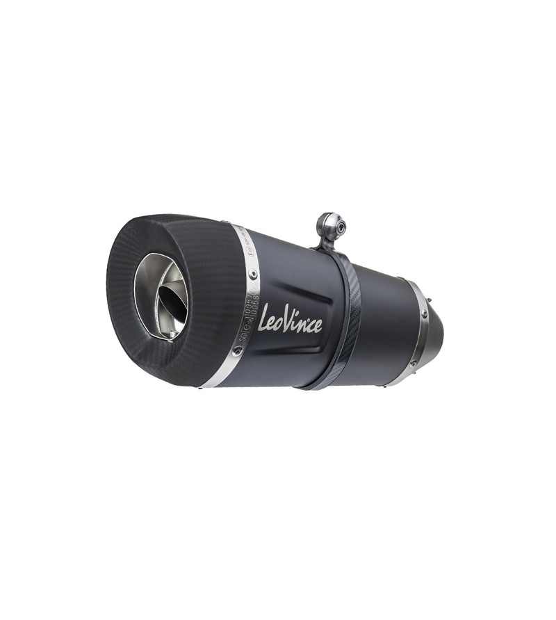 POT MOTO LEOVINCE FACTORY S BLACK EDITION ADAPT. BMW F 900 R/XR DE 2020 - 2022 -14353SB