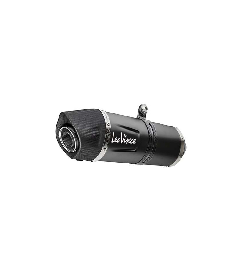 POT MOTO LEOVINCE LV ONE EVO BLACKEDITION ADAPT. BMW F 700 GS DE 2017- 2018 -14383EB