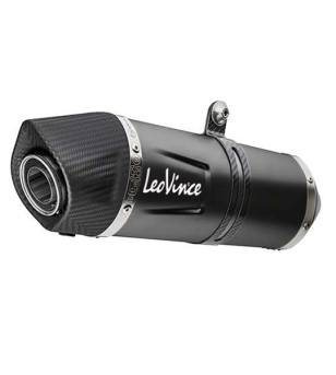 POT MOTO LEOVINCE LV ONE EVO BLACKEDITION ADAPT. HONDA NC 750 X DE 2021 - 2022 -14387EB