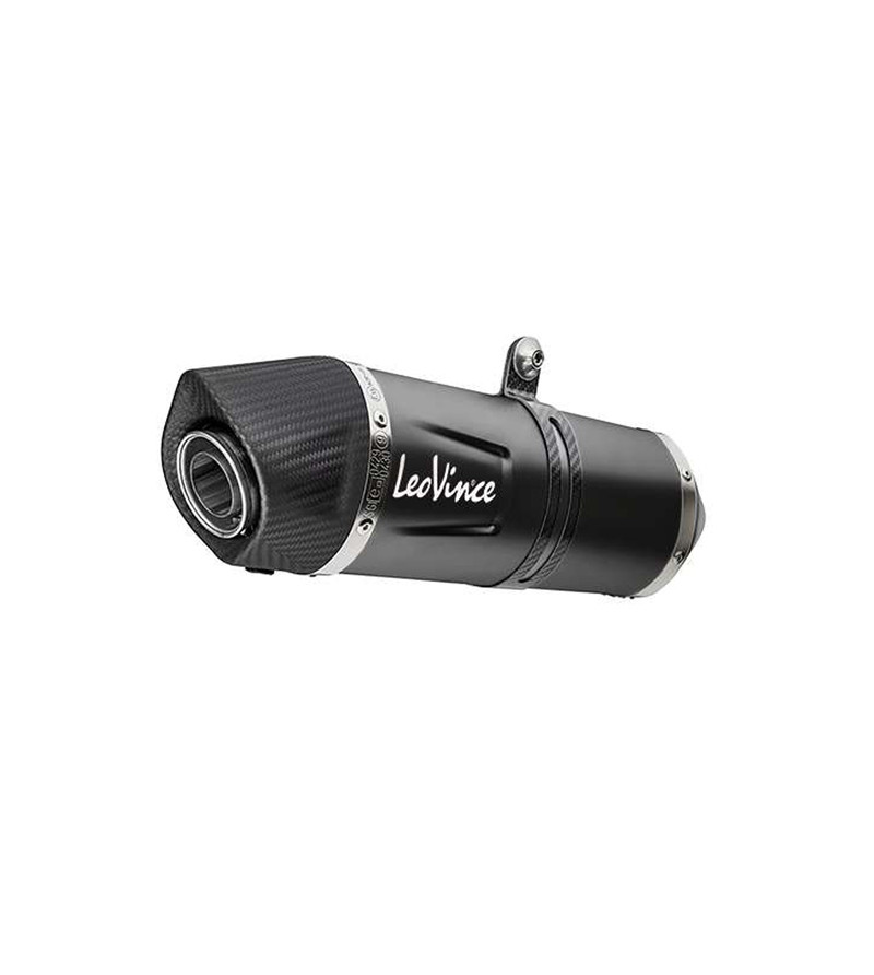 POT MOTO LEOVINCE LV ONE EVO BLACKEDITION ADAPT. HONDA NC 750 X DE 2021 - 2022 -14387EB