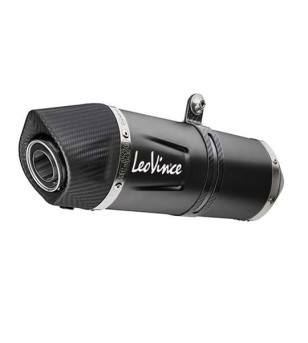 POT MOTO LEOVINCE LV ONE EVO BLACKEDITION ADAPT. KTM DUKE 125 DE 2021- 2022 -14393EB
