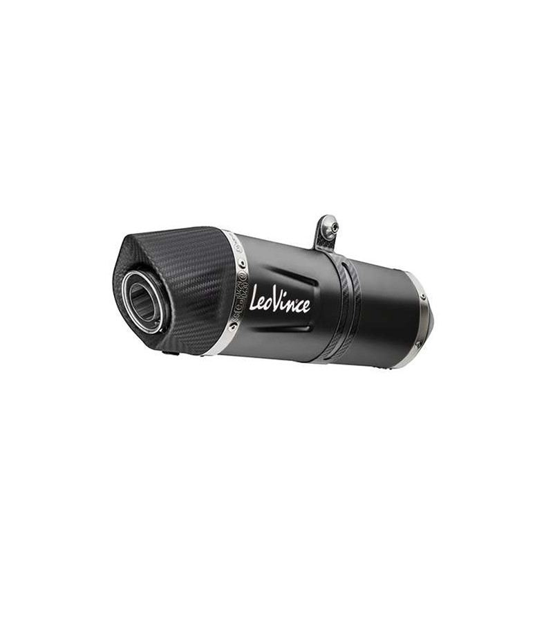 POT MOTO LEOVINCE LV ONE EVO BLACKEDITION ADAPT. KTM DUKE 125 DE 2021- 2022 -14393EB