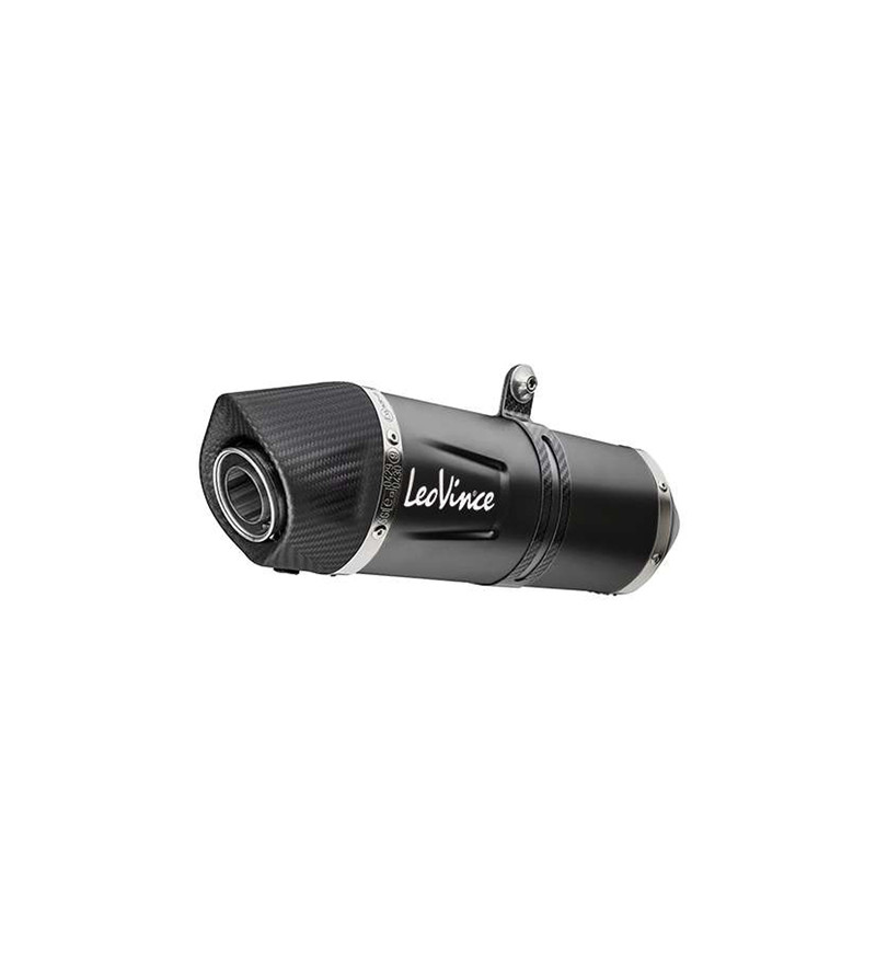 POT MOTO LEOVINCE LV ONE EVO BLACKEDITION ADAPT. KTM RC 125 A PARTIRDE 2022 -14415EB
