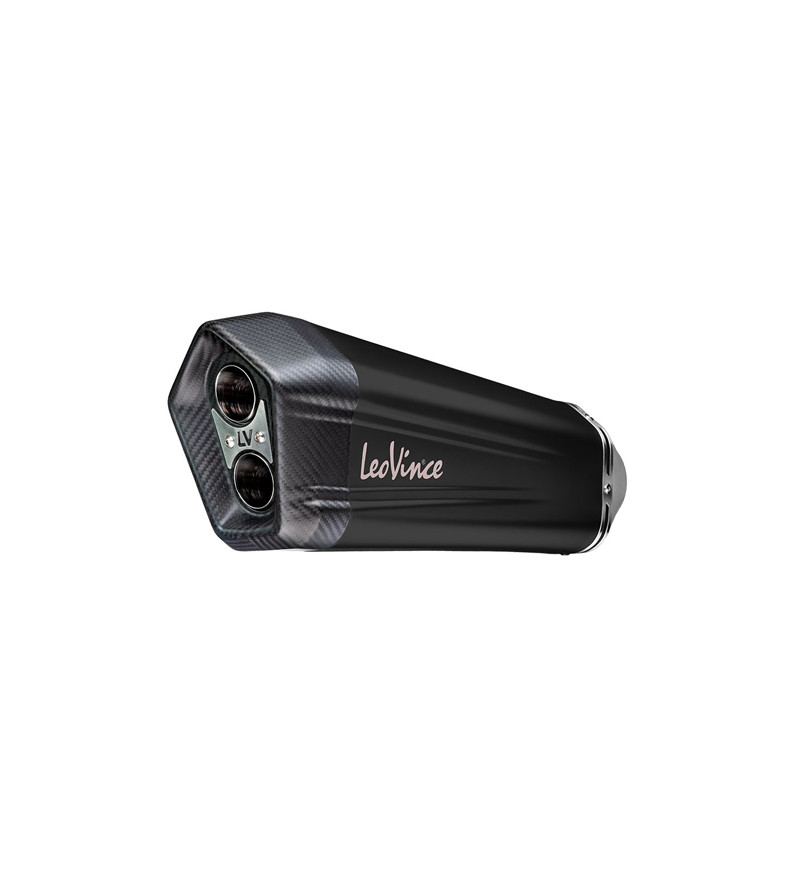 POT MOTO LEOVINCE LV-12 BLACK EDITION ADAPT. HONDA CRF 1100 L AFRICA TWIN DE 2020 - 2022