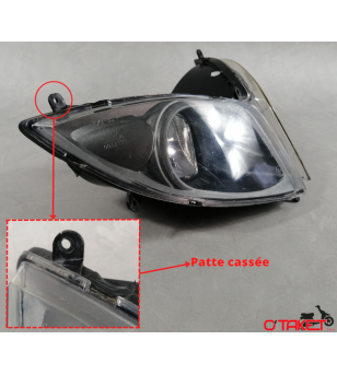 Optique avant scooter chinois 4T (ARDILA) Accueil sur le site du spécialiste des deux roues O-TAKET.COM