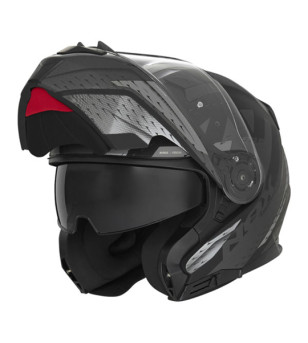 CASQUE MODULABLE NOX N966 FOCAL NOIR MAT/TITANIUM T63-64 XXL ÉQUIPEMENTS sur le site du spécialiste des deux roues O-TAKET.COM