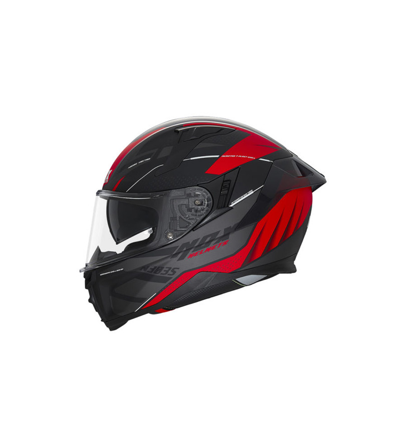 CASQUE INTEGRAL DOUBLE ECRAN NOX N303-S VEKTRA NOIR MAT/ROUGE T53-54 XS ÉQUIPEMENTS sur le site du spécialiste des deux roues...