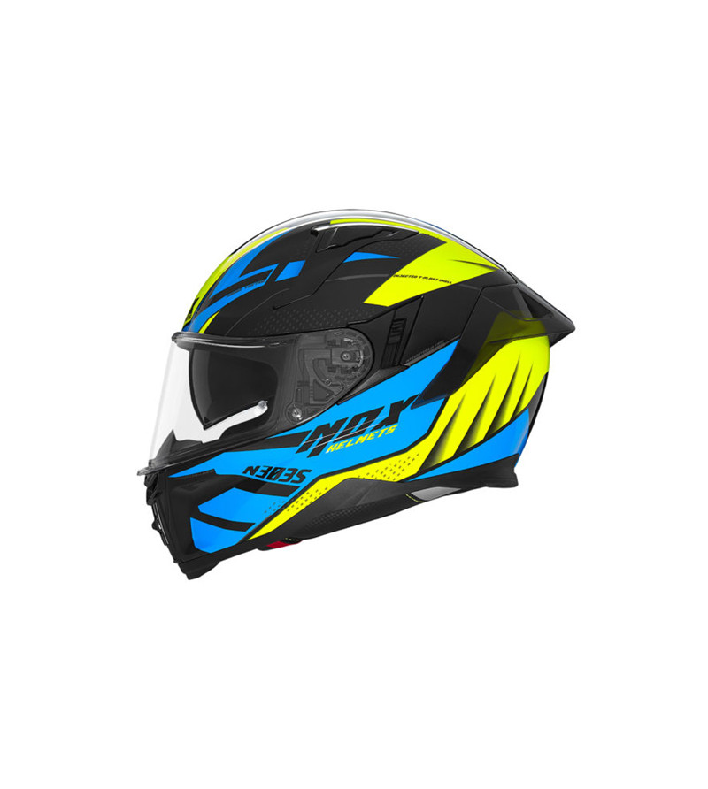 CASQUE INTEGRAL DOUBLE ECRAN NOX N303-S VEKTRA NOIR/JAUNE/BLEU T57-58M ÉQUIPEMENTS sur le site du spécialiste des deux roues ...