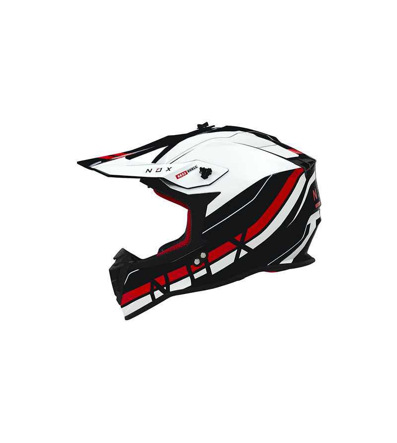 CASQUE CROSS NOX N633 AIRSHOCK BLANC BRILLANT/NOIR/ROUGE T61-62 XL ÉQUIPEMENTS sur le site du spécialiste des deux roues O-TA... CASQUE CROSS NOX N633 AIRSHOCK BLANC BRILLANT/NOIR/ROUGE T61-62 XL ÉQUIPEMENTS sur le site du spécialiste des deux roues O-TA...