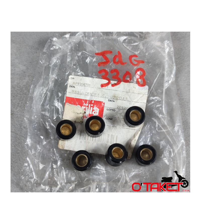 Jeu galets/rouleaux variateur Gulliver/Rally/SR/Sonic origine APRILIA 50 Accueil sur le site du spécialiste des deux roues O-...