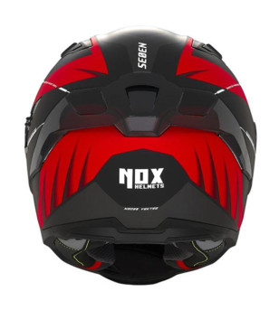 CASQUE INTEGRAL DOUBLE ECRAN NOX N303-S VEKTRA NOIR MAT/ROUGE T53-54 XS ÉQUIPEMENTS sur le site du spécialiste des deux roues...