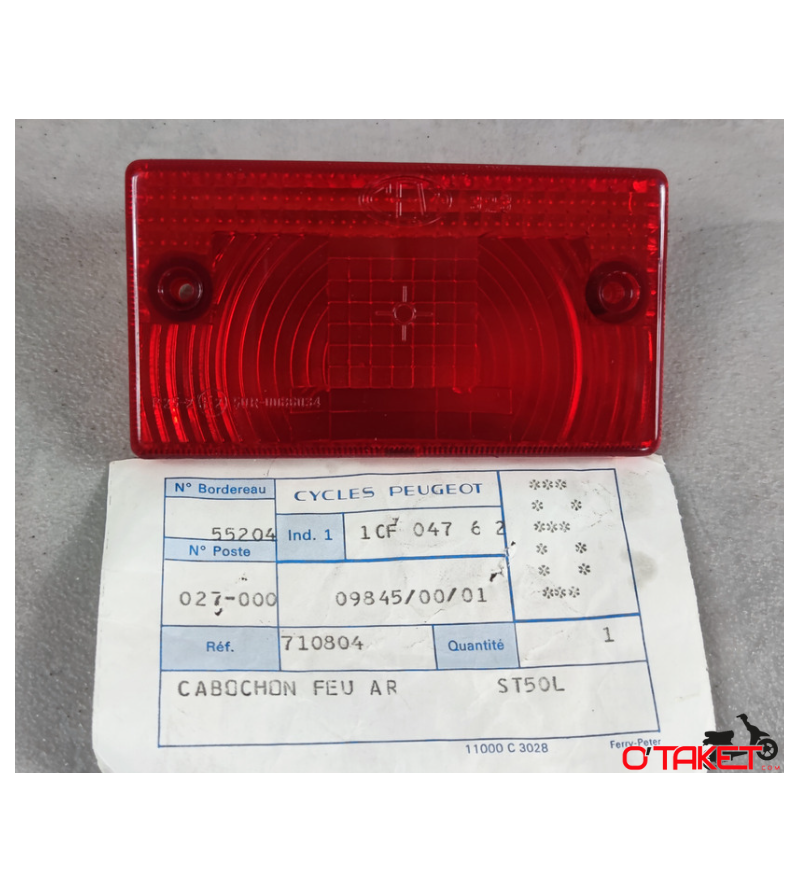 Cabochon de feu arrière ST50L origine PEUGEOT Accueil sur le site du spécialiste des deux roues O-TAKET.COM