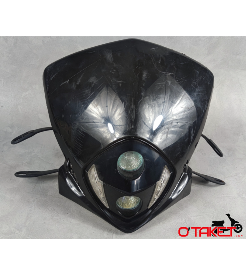 plaque phare/tête de fourche avec optique adaptable 50 à boite/moto universel Accueil sur le site du spécialiste des deux rou...