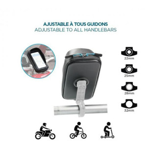 HOUSSE PROTECTION SMARTPHONE COMPATIBLE SUPPORT MOBILIS U.FIX ÉQUIPEMENTS sur le site du spécialiste des deux roues O-TAKET.COM