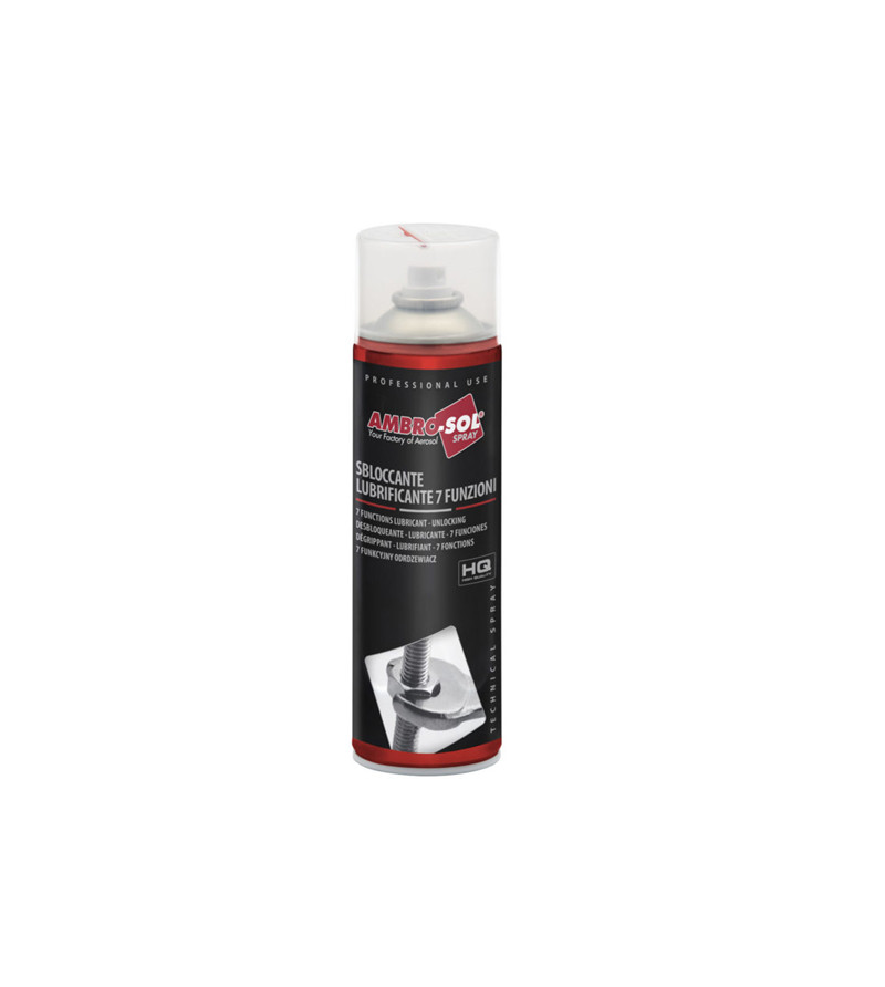 LUBRIFIANT/DEGRIPPANT AMBRO-SOL 7 FONCTIONS HAUTE QUALITE (AEROSOL 500ML)