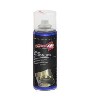 GRAISSE MULTIFONCTION AMBRO-SOL AULITHIUM (AEROSOL 200ML) ATELIER sur le site du spécialiste des deux roues O-TAKET.COM