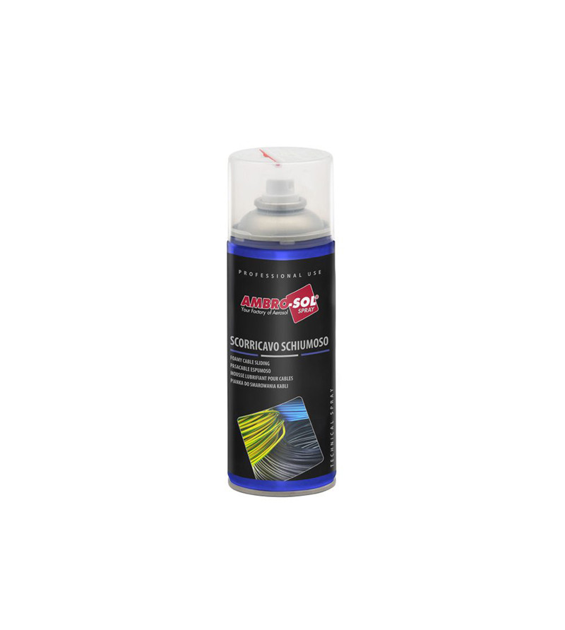 MOUSSE LUBRIFIANTE POUR PASSAGE DECABLES AMBRO-SOL (AEROSOL 400ML) ATELIER sur le site du spécialiste des deux roues O-TAKET.COM