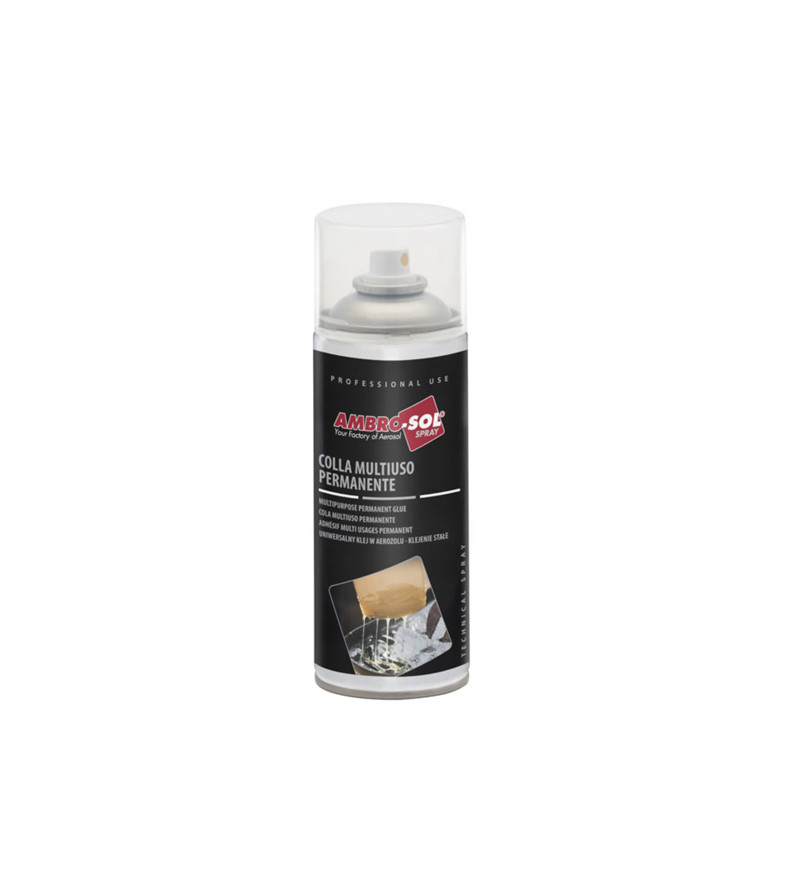 COLLE PERMANENTE MULTIFONCTION AMBRO-SOL BASE NEOPRÈNE (AEROSOL 400ML) ATELIER sur le site du spécialiste des deux roues O-TA...