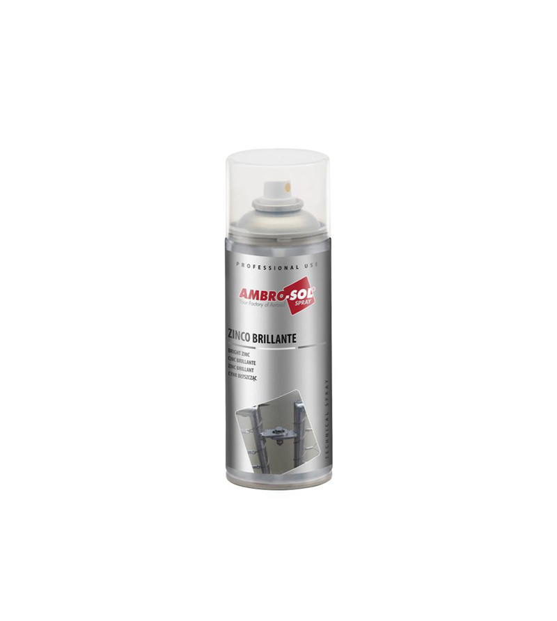 ZINC BRILLANT AMBRO-SOL (AEROSOL 400ML). ATELIER sur le site du spécialiste des deux roues O-TAKET.COM