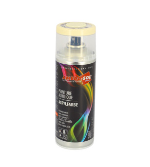 BOMBE PEINTURE AMBRO-SOL RAL 1013 BLANC PERLE (AEROSOL 400ML)
