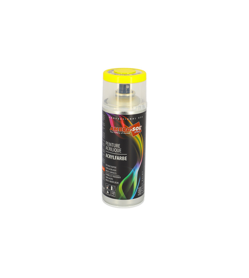 BOMBE PEINTURE AMBRO-SOL RAL 1018 JAUNE ZINC (AEROSOL 400ML)