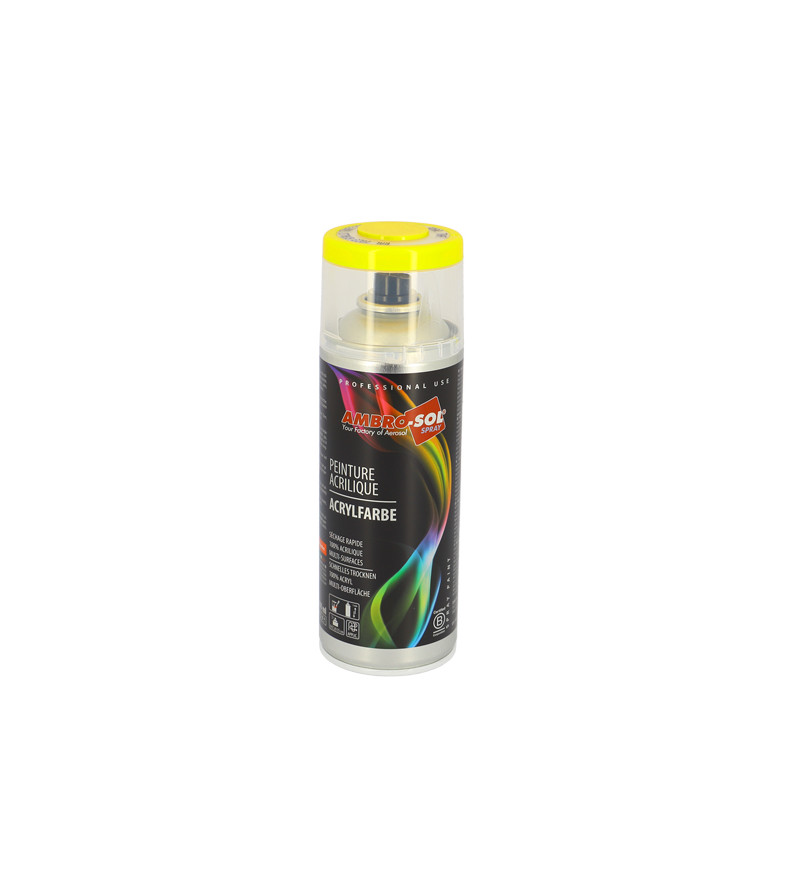 BOMBE PEINTURE AMBRO-SOL RAL 1023 JAUNE TRAFIC (AEROSOL 400ML)