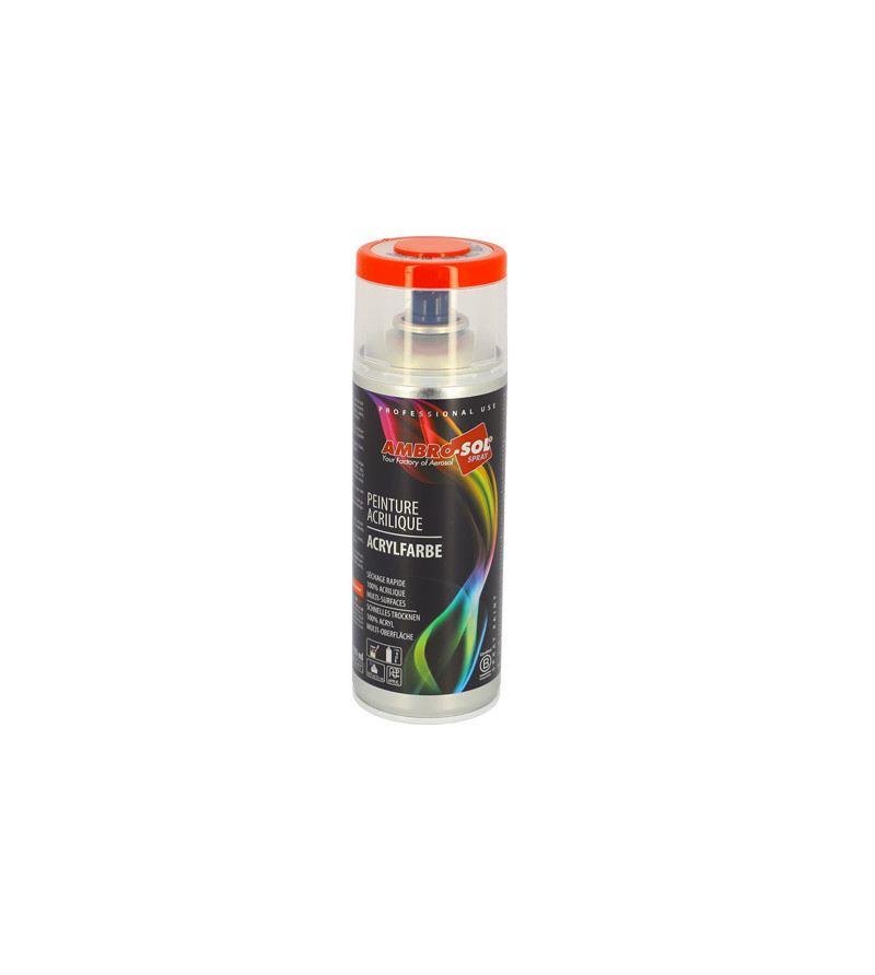 BOMBE PEINTURE AMBRO-SOL RAL 3000 ROUGE FEU (AEROSOL 400ML)