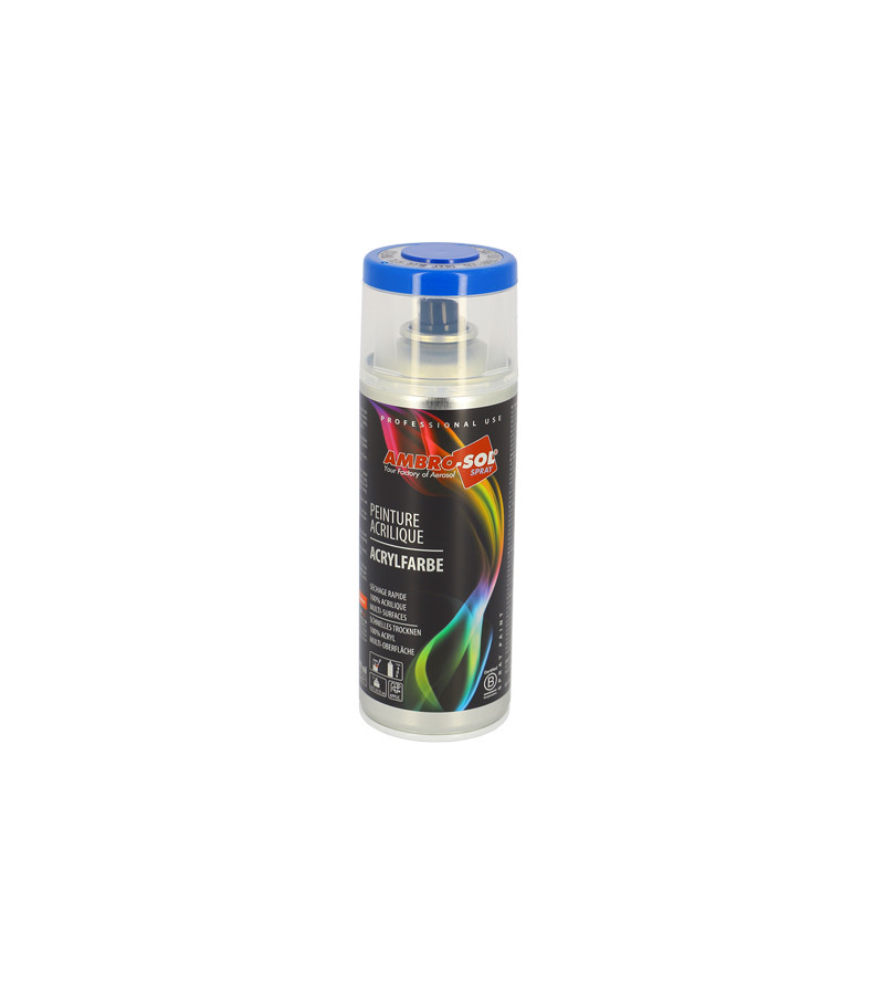 BOMBE PEINTURE AMBRO-SOL RAL 5017 BLEU TRAFIC (AEROSOL 400ML)