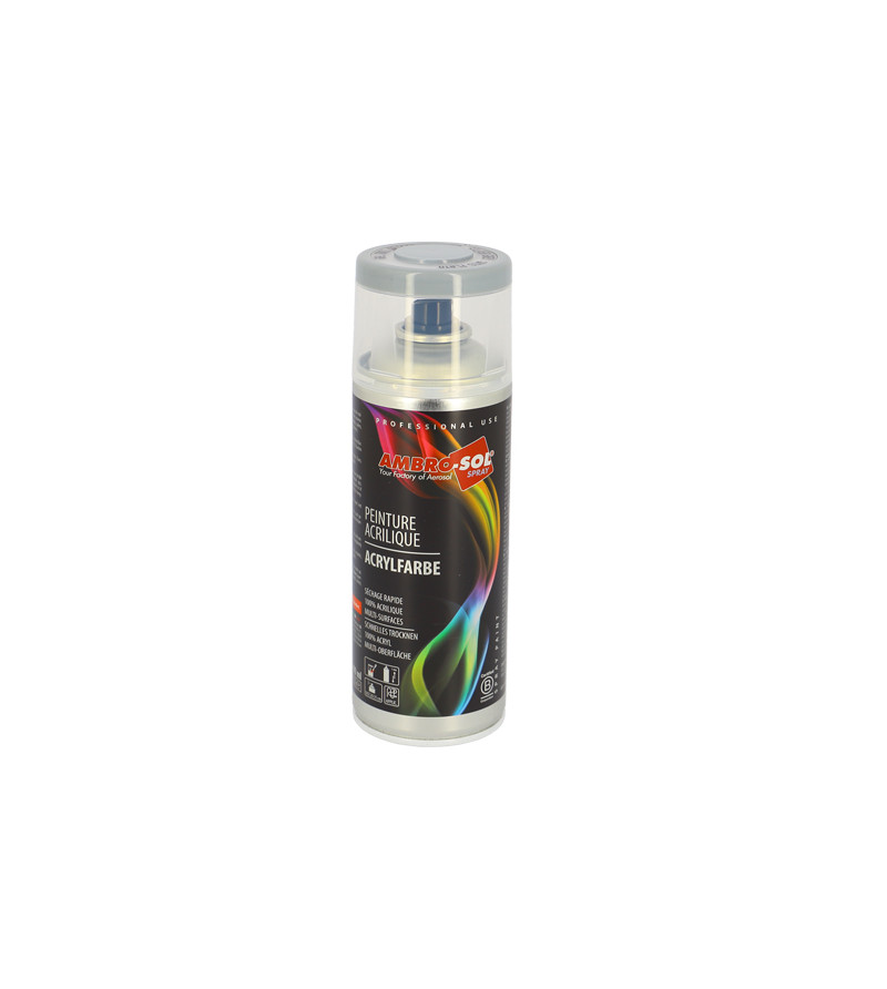 BOMBE PEINTURE AMBRO-SOL RAL 7001 GRIS ARGENT (AEROSOL 400ML)