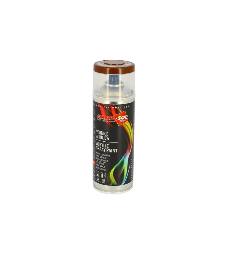 BOMBE PEINTURE AMBRO-SOL RAL 8012 BRUN ROUGE (AEROSOL 400ML)
