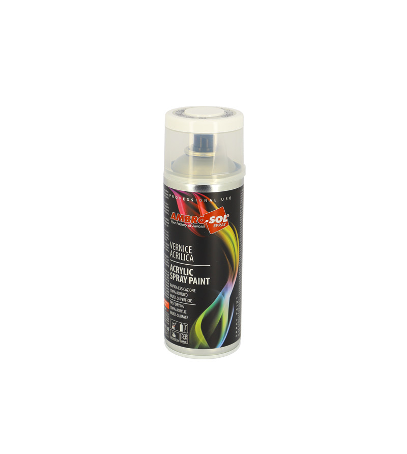 BOMBE PEINTURE AMBRO-SOL RAL 9003 BLANC SIGNAL (AEROSOL 400ML)
