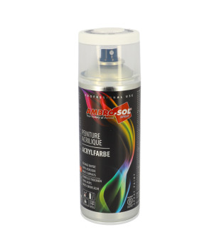 BOMBE PEINTURE AMBRO-SOL RAL 9010 BLANC SATINE (AEROSOL 400ML)