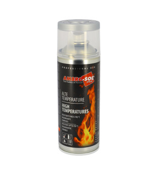 BOMBE PEINTURE AMBRO-SOL HAUTE TEMPERATURE ALUMINIUM (AEROSOL 400ML)