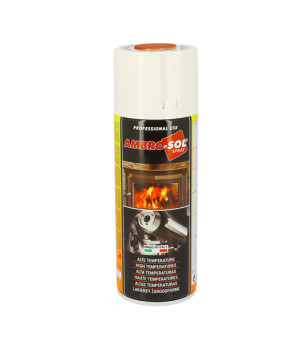 BOMBE PEINTURE AMBRO-SOL HAUTE TEMPERATURE ROUGE (AEROSOL 400ML)