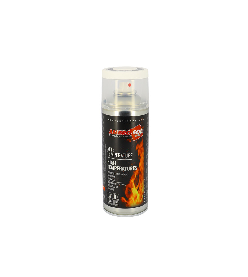 BOMBE PEINTURE AMBRO-SOL HAUTE TEMPERATURE BLANC (AEROSOL 400ML)