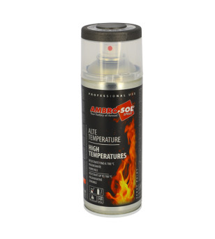 BOMBE PEINTURE AMBRO-SOL HAUTE TEMPERATURE GRIS ANTHRACITE (AEROSOL 400ML)