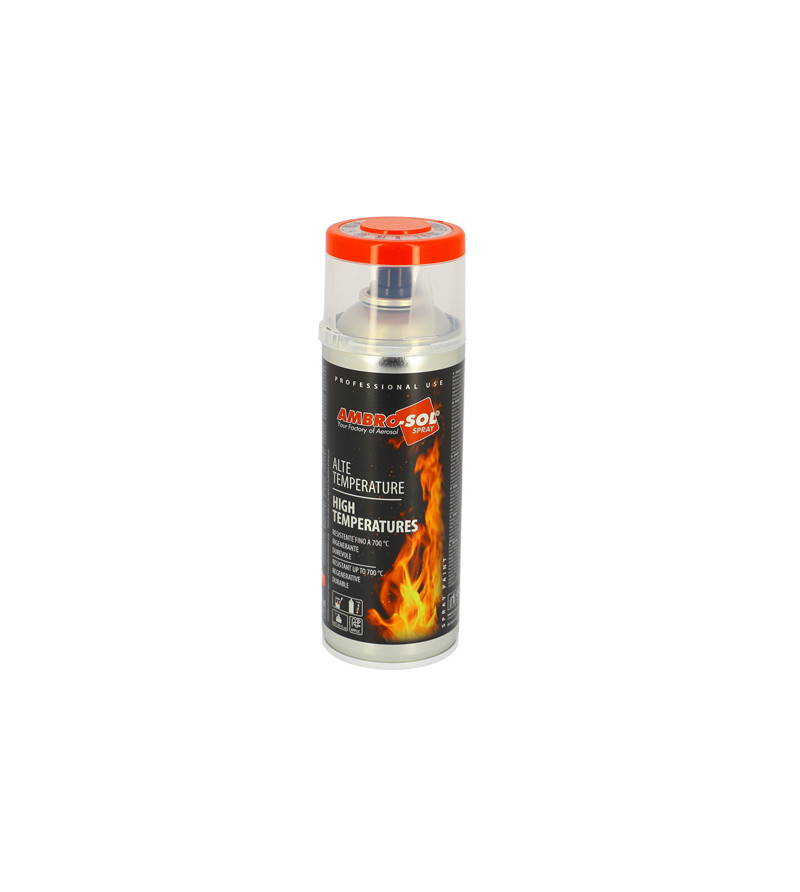BOMBE PEINTURE AMBRO-SOL HAUTE TEMPERATURE ROUGE FREINS (AEROSOL 400ML)