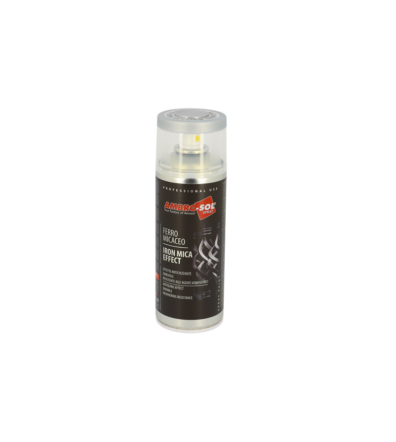 BOMBE PEINTURE AMBRO-SOL EFFET ACIER ARGENT (AEROSOL 400ML)