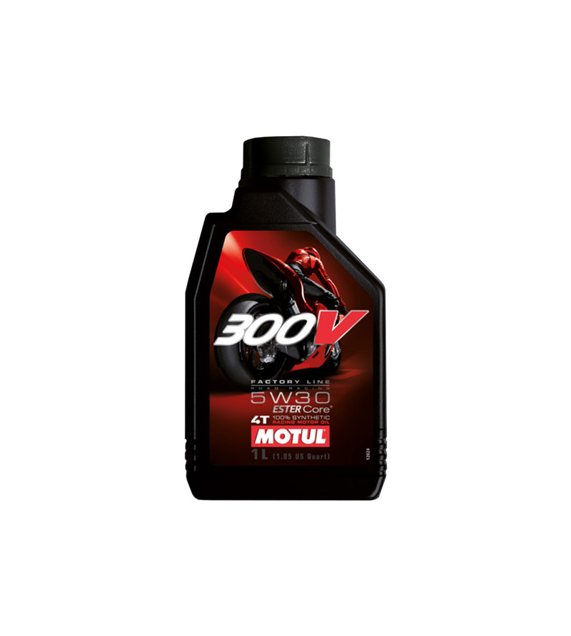 HUILE MOTEUR 4T MOTUL 300V FACTORY LINE 5W30 (1L)