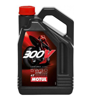 HUILE MOTEUR 4T MOTUL 300V FACTORY LINE 5W40 (4L)