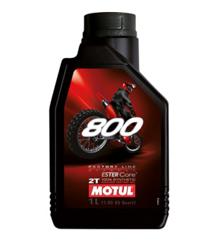 HUILE MOTEUR 2T MOTUL 800 FACTORY LINE OFF ROAD (4L)