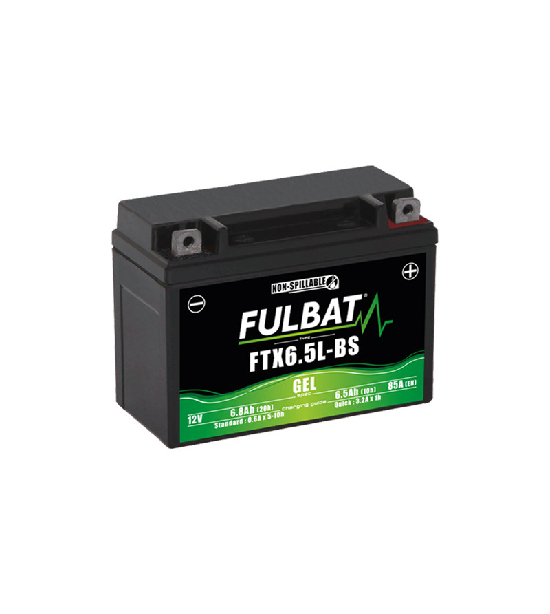 BATTERIE FTX6.5L-BS FULBAT 12V6.5AH LG139 L66 H102 (GEL - SANS ENTRETIEN) ACTIVEE USINE