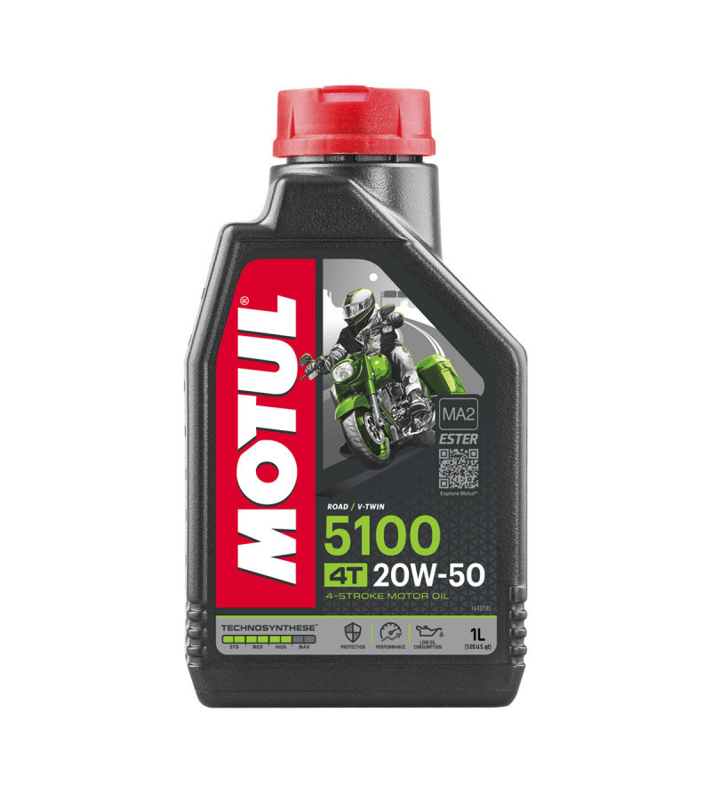 HUILE MOTEUR 4T MOTUL 5100 20W50 (1L)