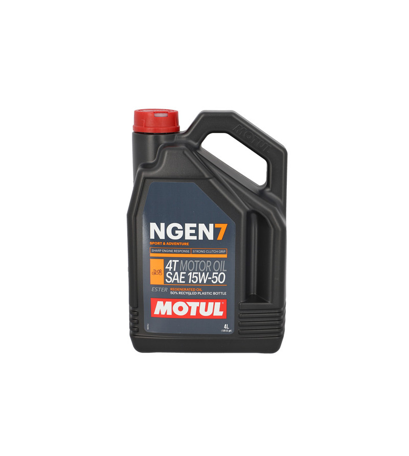 HUILE MOTEUR 4T MOTUL NGEN 7 15W50(4L) ATELIER sur le site du spécialiste des deux roues O-TAKET.COM HUILE MOTEUR 4T MOTUL NGEN 7 15W50(4L) ATELIER sur le site du spécialiste des deux roues O-TAKET.COM