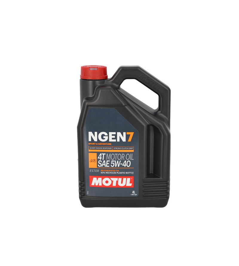 HUILE MOTEUR 4T MOTUL NGEN 7 5W40 (4L) ATELIER sur le site du spécialiste des deux roues O-TAKET.COM HUILE MOTEUR 4T MOTUL NGEN 7 5W40 (4L) ATELIER sur le site du spécialiste des deux roues O-TAKET.COM